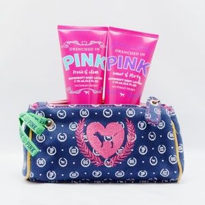 Victoria's Secret PINK Supersoft Lotion Makeup Bag